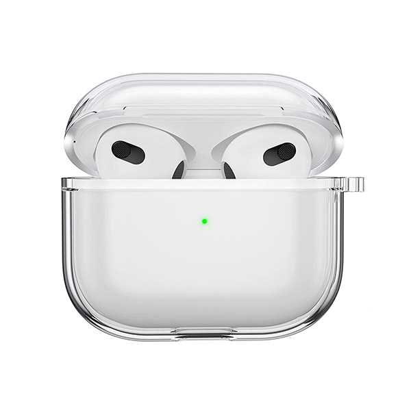 a3 Funda Airpods 3era Generacion Transparente Con Gancho - Imagen 1