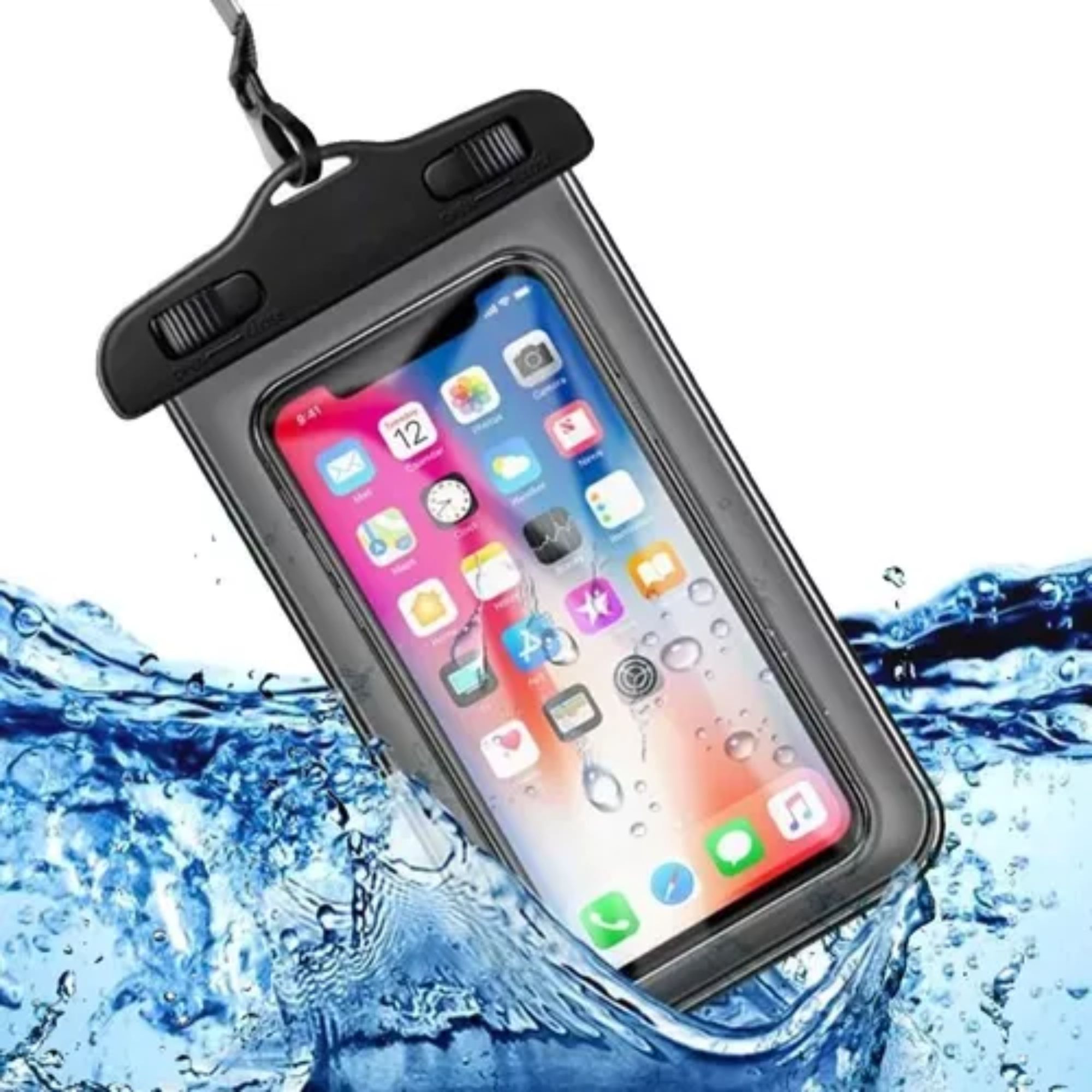 EDICION DE IMAGENES (18) Bolsa Sumergible Para Telefonos Universal Hasta 10 Metros - Imagen 10