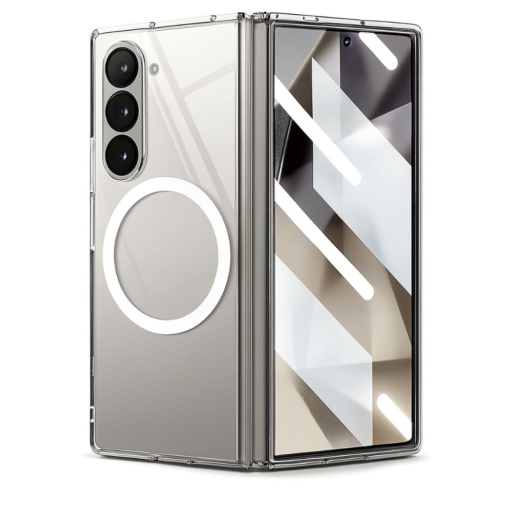 Carcasa Para Samsung Z Fold 7 Transparente Magnetica