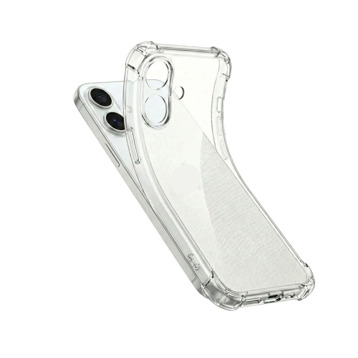 PCIP-13P (29) Carcasa Para Iphone 17 Transparente Antigolpes Reforzada - Imagen 2