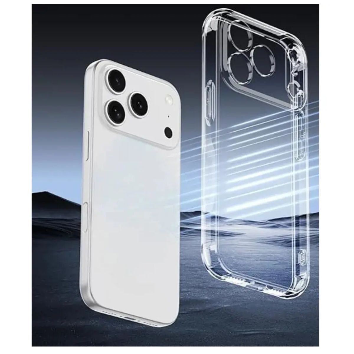PCIP-13P (35) Carcasa Para Iphone 17 Transparente Antigolpes Reforzada - Imagen 5