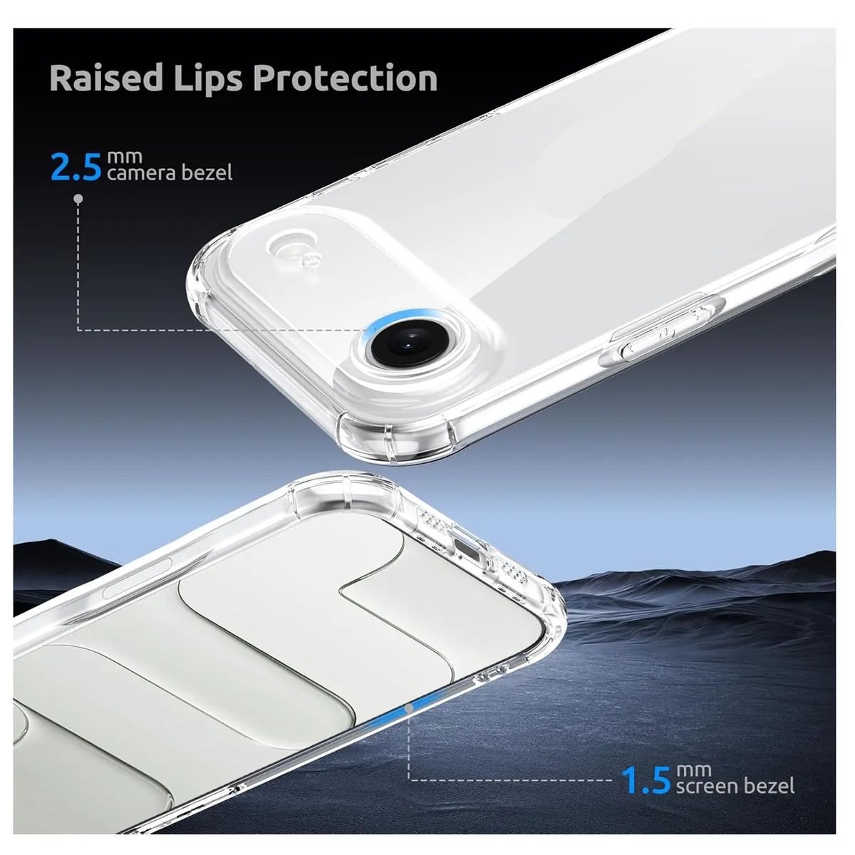 PCIP-13P (39) Carcasa Para Iphone 17 Transparente Antigolpes Reforzada - Imagen 6