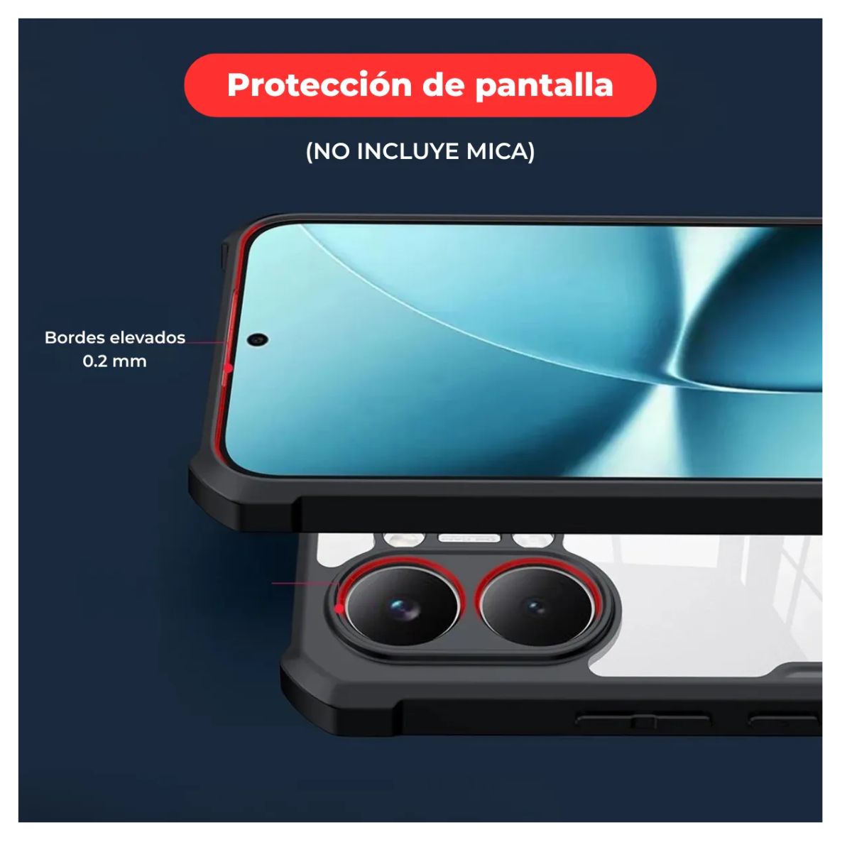 17 (41) Carcasa Para Xiaomi Poco X8 Pro Max Grado Militar Reforzada - Imagen 4