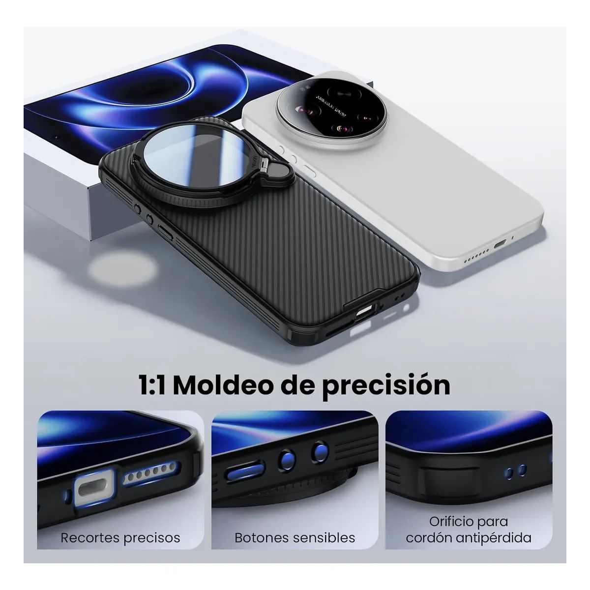 17 (68) Carcasa Para Xiaomi 17 Ultra Nillkin Camshield Prop Case - Imagen 5