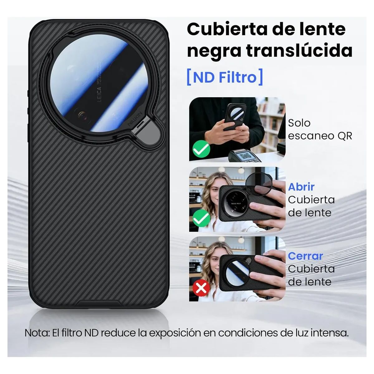 17 (70) Carcasa Para Xiaomi 17 Ultra Nillkin Camshield Prop Case - Imagen 7