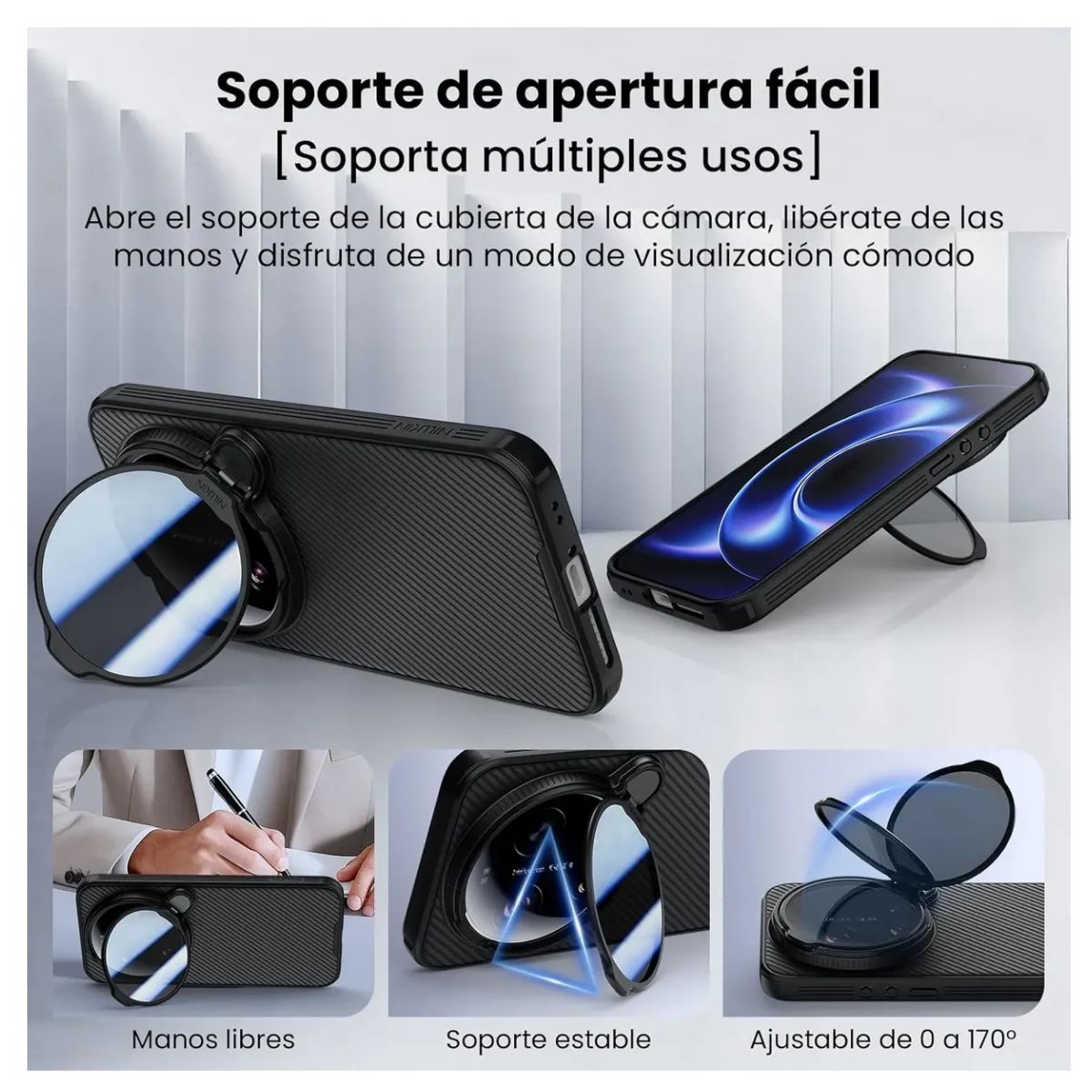 17 (71) Carcasa Para Xiaomi 17 Ultra Nillkin Camshield Prop Case - Imagen 2