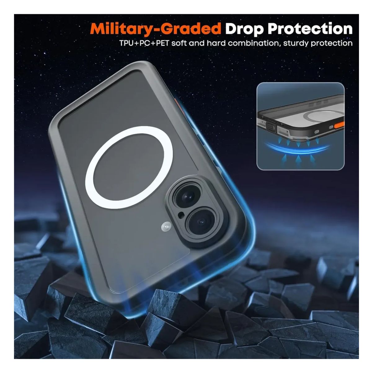 17 (76) Carcasa Para Iphone 17 Sumergible Outdoor Magsafe Antigolpes - Imagen 4