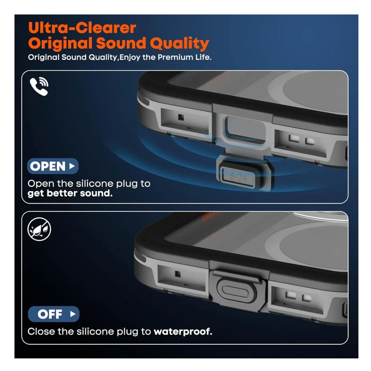 17 (77) Carcasa Para Iphone 17 Sumergible Outdoor Magsafe Antigolpes - Imagen 5