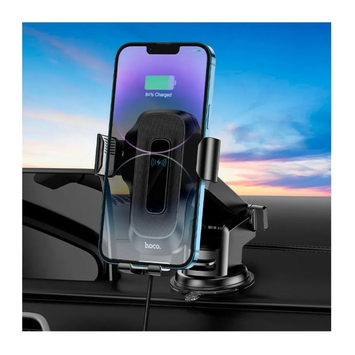 1200x1200 MELI (13) Soporte De Auto Con Carga Inalambrica Gravity Quick Charge - Imagen 6