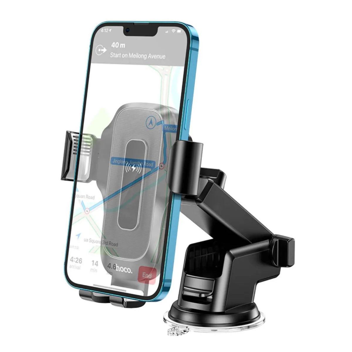 Soporte De Auto Con Carga Inalambrica Gravity Quick Charge